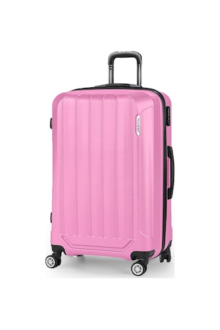 Spring Model Pembe Renk Büyük Boy Valiz Bavul Pembe