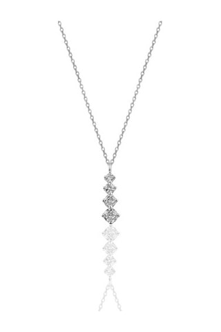 Gümüş Rodyumlu Zirkon Taşlı Işıltılı Ikili Set