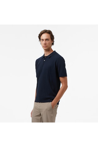 Nautica Erkek Lacivert Classic Fit Kazak Düz S57307t Lacivert