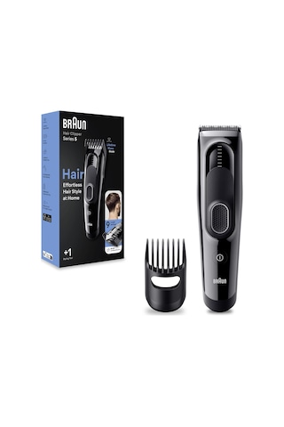 Braun Series 5 Hc5310 Erkekler İçin 17 Uzunluk Ayarına Sahip Saç Kesme Makinesi