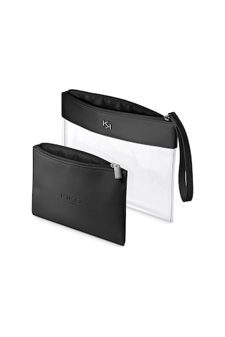 Kiko Makyaj Çantası Transparent Beauty Case 001 Black