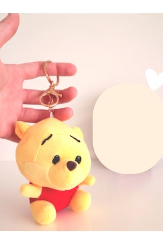 Winnie The Pooh Peluş Ayı Anahtarlık Çanta Aksesuarı - 15 Cm