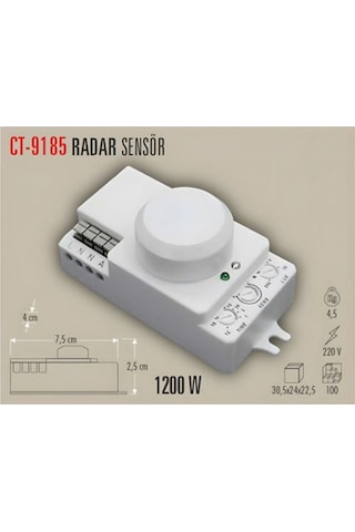 Radar Hareket Sensörü Ct-9185