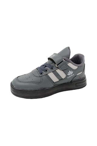Carby 121 Patik Cırtlı Numara 28 Çocuk Sneaker Ayakkabı Füme Gri Füme - Gri