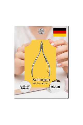 Solingen 3451 7 Mm Cobalt Manikür Pensi / Bileyli ,orjinal ,sertifikalı Ürün