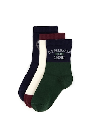 U.S. Polo Assn. U.s. Polo Assn. Erkek Çocuk Yeşil Çorap Soket 50318049-vr054 Yesil