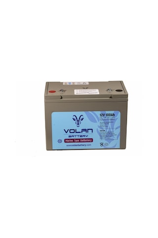 12 Volt 100 Amper Marin Jel Akü 3 Yıl Garantili - Volan Akü / 325019158