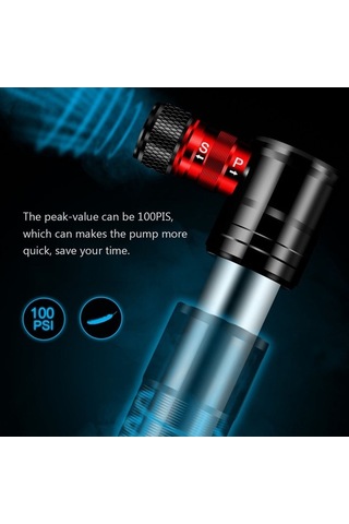 Novahub Yüksek Bas压lı Taşınabilir Bisiklet Pompası - Çok Amaçlı, Hızlı Ve Kompakt