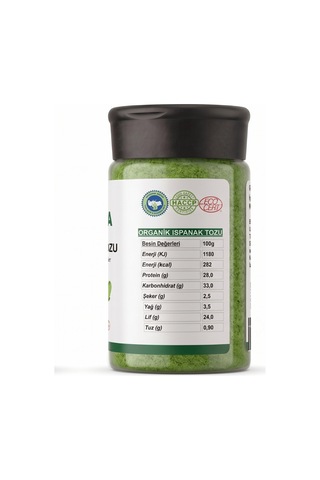Organik Ispanak Tozu 50g Organic Spinach Powder