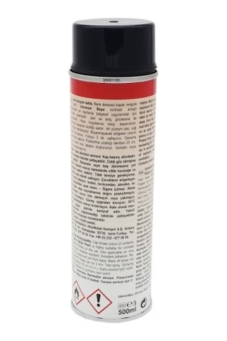 Colormatic Universal Mat Siyah Sprey Boya 500 ML