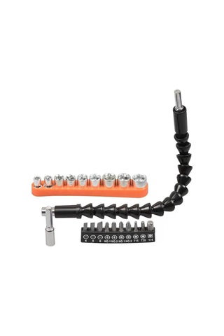 Esnek Açı Uzatma Bit Kiti Matkap Veya Tornavida İçin 1/4 'soket Adaptör Aracı Matkap Derecesi Dik Açılı Matkap Ekleme Renk: 32pc