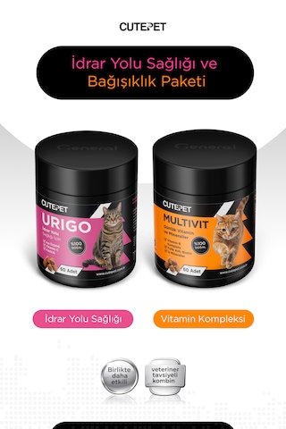 Kedi Idrar Yolu Sağlığı Ve Bağışıklık Paketi