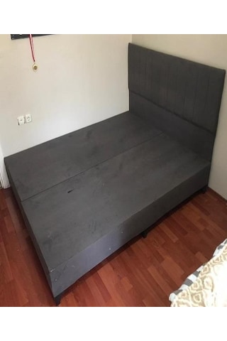 Baza Başlık Çift Kişilik 160x200 Sandıksız Kör Tay Tüyü Kumaş Suntalam El Yapım