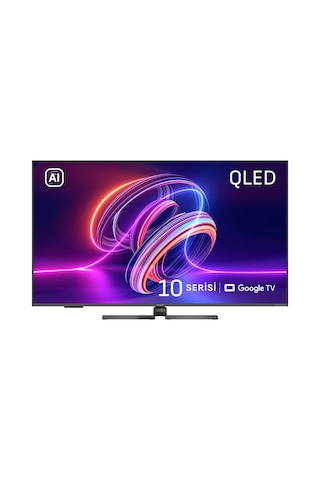 Arçelik Imperium 10 A 1055 C AI 4K Ultra HD 55" 140 Ekran Uydu Alıcılı Google Smart QLED TV