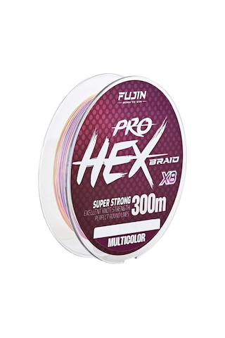 Fujin Pro Hex 8x 300mt Multicolor İp Misina 0,16 Mm