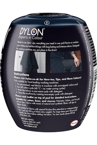 Dylon Matik Navy Blue Kumaş Boyası 350g Navy Blue