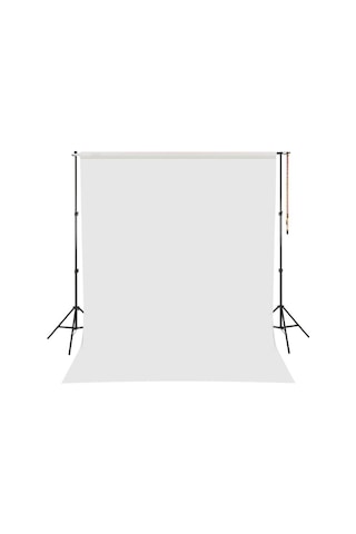 White Screen Beyaz Fon Perde 200x250 Cm Foto,vesikalık Resim Ve Ürün Çekimi Ayaklı Makara Zincirli
