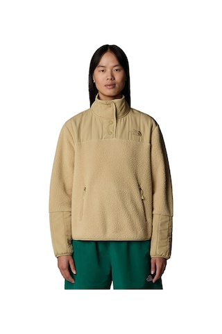 The North Face W Cragmont Fleece 1/4 Snap Kadın Günlük Polar Sweatshirts NF0A84IBLK51 Krem