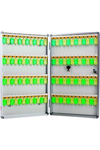 120 Anahtar Kapasiteli İthal Alüminyum Dolap Pano 40x78x6 Cm-h1120