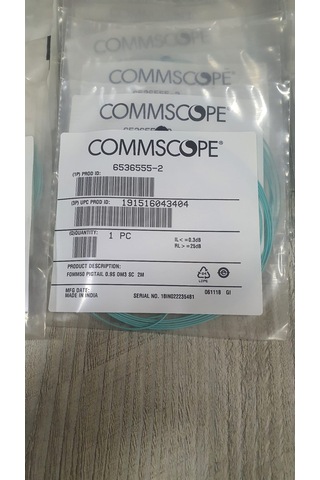 Commscope Fiber Optik Pigtail. Multi Mode Om3 6536880-3 2 M. 10'lu Paket