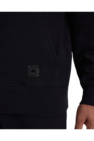 Kappa Erkek Rahat Spor Sweatshirt Sİyah