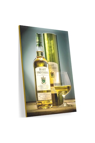 Cakasepetim Hart Brothers Scotch Viski Ve Kadeh Ahşap Mdf Tablo