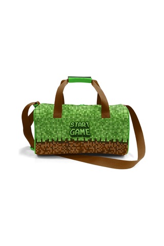 Coral High Yeşil Kahverengi High Craft Desenli Spor Çantası 27523 Yeşil