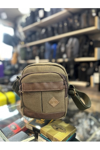 Trg Polo Boss Haki Ön Cepli Ayarlanabilir Çapraz Askılı Unisex Om Haki