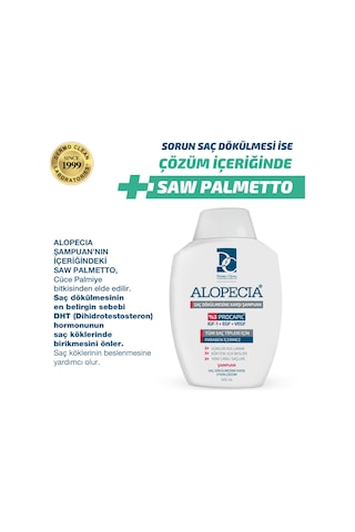 Alopecia Procapil ve IGF İçerikli Saç Dökülmesine Karşı Şampuan 300 ML