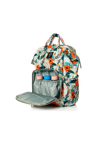 Lal Baby Flowers Anne Bebek Bakım Sırt Çantası Çok Renkli