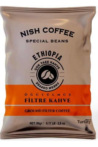 Nish Filtre Kahve Brazil Kolombiya Guatemala Etiyopya 4 x 80 G