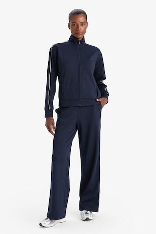 Defacto Defactofit Wide Leg Cepli Geniş Paça Standart Boy Sporcu Pantolon F3846ax25aunv253 Lacivert