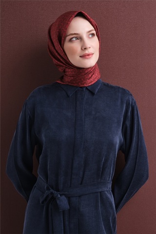 Armine Sura İpek Eşarp 2026-2027 - Sonbahar Kış-asm9622 Kırmızı
