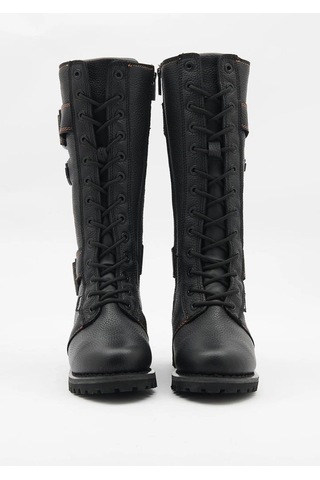 Harley Davidson Belhaven Waterproof Black Kadın Çizme Siyah