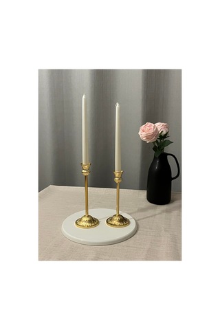 Rustik Model Gold Rengi 2'li Şamdan & Mumluk Seti Gold - 805784881 Gold Rustik Model Gold Rengi 2'li Şamdan & Mumluk Seti Gold - 805784881 Gold