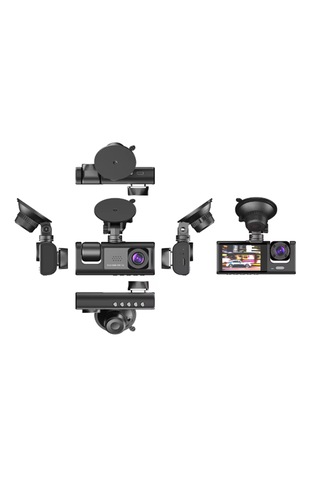 S-1 1080p Araç İçi Kamera 3 Kameralı Ön-iç - Geri Görüş Kamera