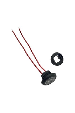Frıstom 12v-24v Göz-ayna Altı-gündüz Sürüş Lambası Led Kırmızı Çap:20 Mm E9