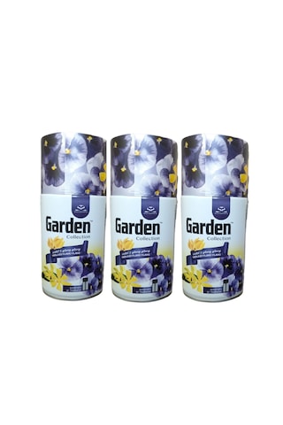 Garden Oda Kokusu Otomatik Makine + Oda Sprey Menekşe Tropik Çiçek Bahar Esintisi 260 Ml X 3 Adet Menekşe