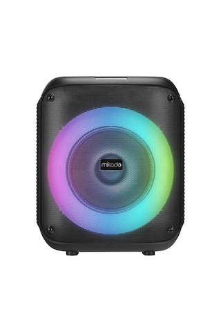 Mikado Md-bt51 Bombıx 60w Bt/usb/tf/tws Led Işıklı Kafa Mikrofonlu Toplantı-parti Hoparlörü