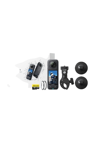 Insta360 X4 360 Derece Aksiyon Kamera Motorsiklet Kiti Siyah