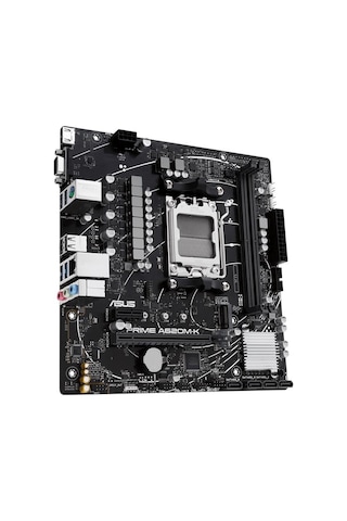 Asus Prıme A620m-k Ddr5 6400mhz 1xvga 1xhdmı 1xm.2 Usb 3.2 Matx Am5 Amd Am5 9000/8000/7000 Serileri İle Uyumlu