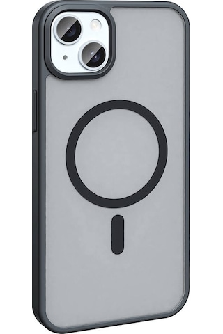 Apple Uyumlu iPhone 14 Plus Kılıf Magsafe Şarj Özellikli Mat Arka Yüzey Sio Kapak