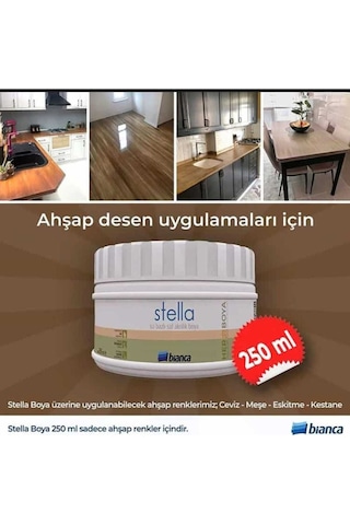 Stella Ahşap Renkler Serisi 250ml - Meşe