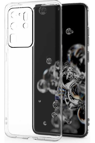 Galaxy S20 Ultra Kılıf Zore Kamera Korumalı Süper Silikon Renksiz