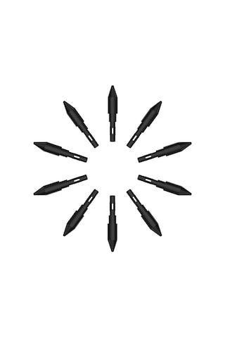 Veikk S640ve A30 Grafik Tablet Kalemi Için 10 Adet Uç-Nipp01