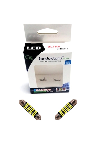 Fardoktoru 39Mm Beyaz 16 Smd Sofit Oto Led İç Aydınlatma Ampulü