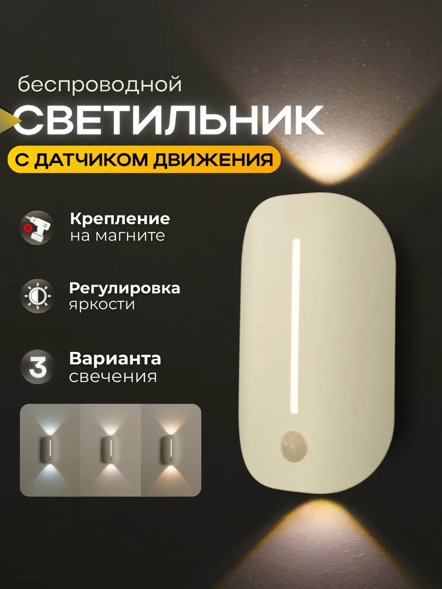 Trona Light Hareket Sensörlü Duvar Lambası 418008685 Beyaz