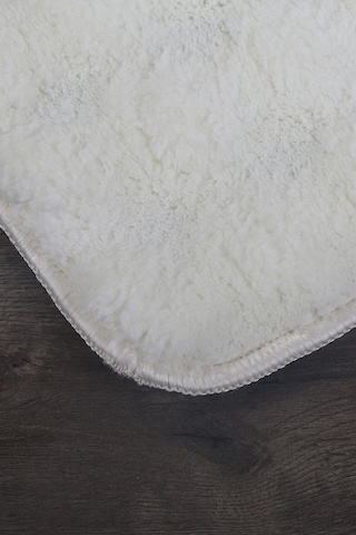 Bubble Krem Büyük Ebat 2'li Banyo Paspas Seti Kaymaz Tabanlı Yıkanablir Klozet Takımı Krem