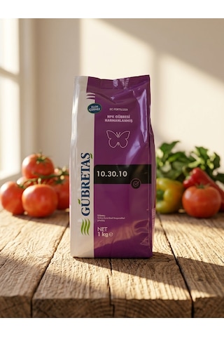 Gübretaş 10.30.10+me Yüksek Fosforlu Köklendirici Ve Çiçeklendirici Toz Gübre - 1 Kg Klor İçermez