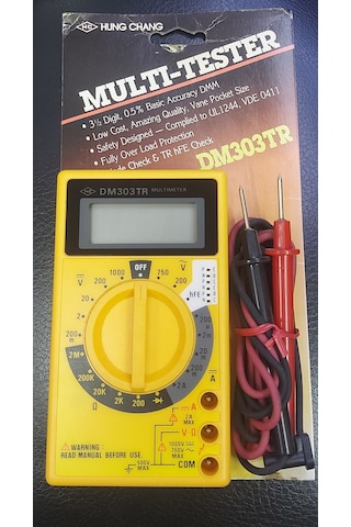 Hc Hung Chang Dm303tr Multimetre Dijital Ölçü Aleti - Kore Malı Üst Kalite